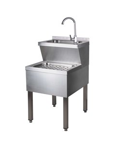 Janitorial Sink &amp Basin Stainless steel Depth 700mm | DA-VHWA57