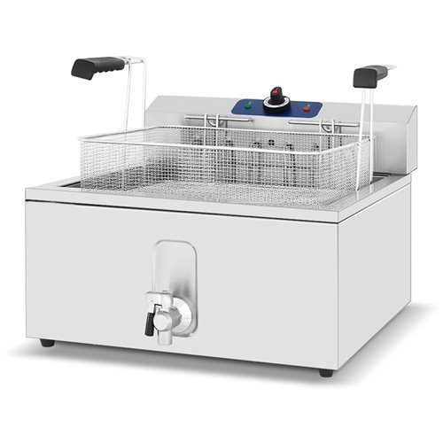 Commercial Fryer Single Electric 25 litre 4.8kW Countertop | Stalwart DA-MAREF25