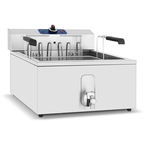 Commercial Fryer Single Electric 25 litre 4.8kW Countertop | Stalwart DA-MAREF25
