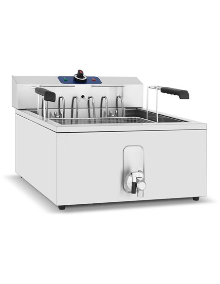 Commercial Fryer Single Electric 25 litre 4.8kW Countertop | Stalwart DA-MAREF25