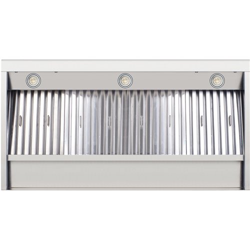 Commercial Extraction Canopy with Filter, Range Hood, Fan, Lights &amp Speed Control 1200mm | Stalwart AP238PS8348