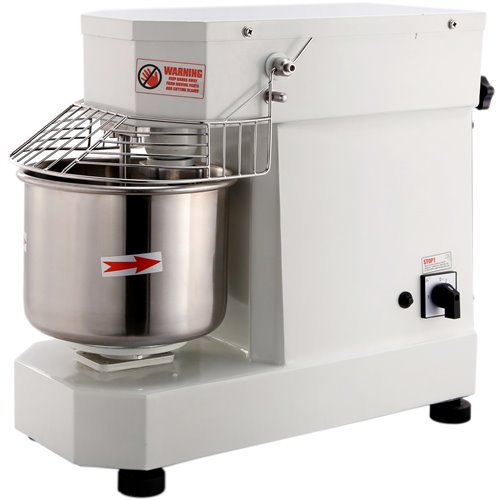 Commercial Countertop Spiral Mixer 7 litres Fixed Head Fixed Bowl 1 Speed White | DA-DN7