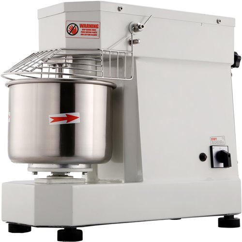 Commercial Countertop Spiral Mixer 7 litres Fixed Head Fixed Bowl 1 Speed White | DA-DN7