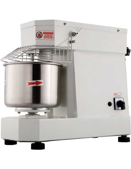 Commercial Countertop Spiral Mixer 7 litres Fixed Head Fixed Bowl 1 Speed White | DA-DN7