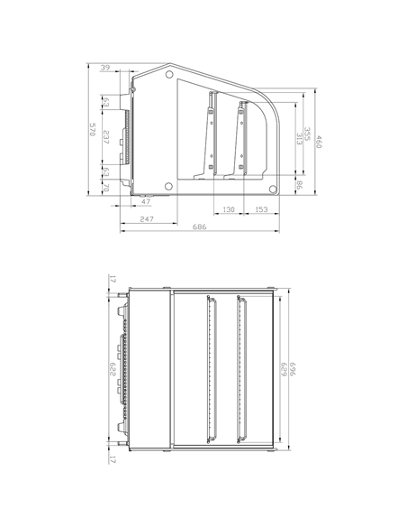 Refrigerated Display Case 120 litres Countertop | DA-RTW120L