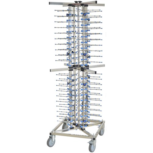 Commercial Plate trolley Stainless steel 80 plates 600x575x1760mm | DA-WHX1350