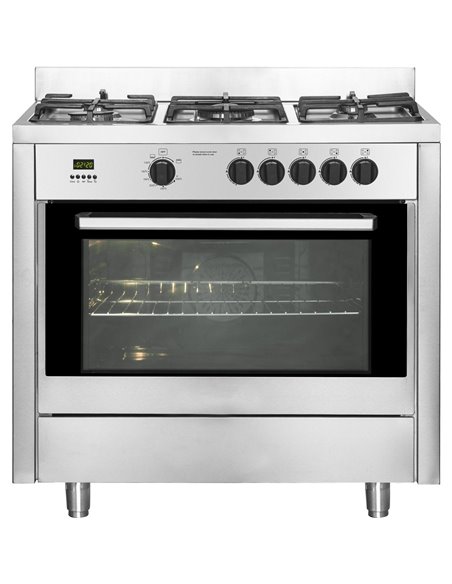 Professional Gas range 5 burners 10kW Gas oven 4.2kW | DA-G36D085010