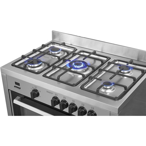 Professional Gas range 5 burners 10kW Gas oven 4.2kW | DA-G36D085010