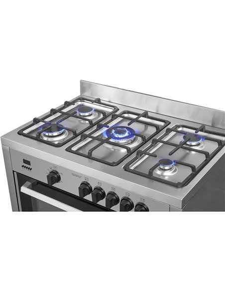 Professional Gas range 5 burners 10kW Gas oven 4.2kW | DA-G36D085010