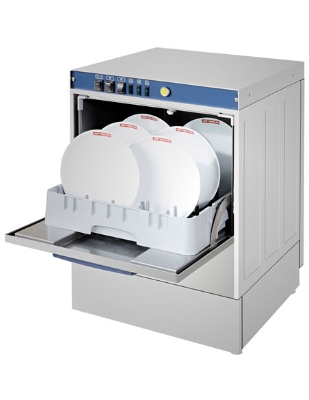 Dishwasher 540 plates/hour 500mm basket Rinse aid pump 13A | Stalwart DA-DWASH50