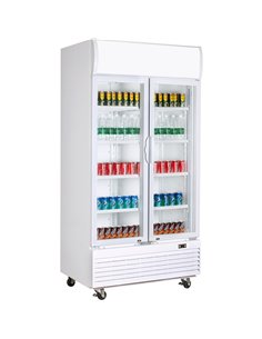 Commercial Bottle cooler 773 litres Fan cooling Hinged doors | Stalwart LG800F