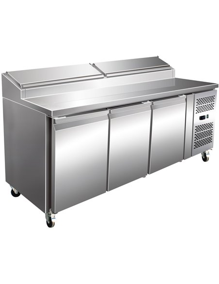 Preparation Counter 3 doors 8xGN1/3 1795x700x1085mm | DA-SH37