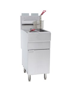 Professional Free standing Fryer Natural gas Twin tank 2x12 litres 35kW | DA-GF120T