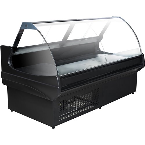 Serve over Deli counter Curved glass front Width 1350mm | DA-BSS1311RGA