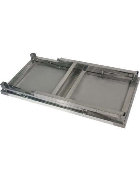 Folding Stainless steel Work table 1400x600x850mm | DA-FW4187690