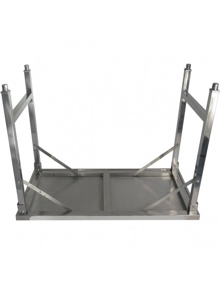 Folding Stainless steel Work table 1400x600x850mm | DA-FW4187690