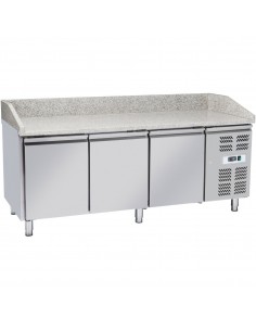 Pizza Counter 3 doors Granite top Depth 800mm | DA-PZ36