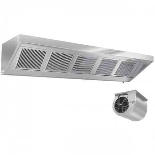 Wall type Extraction canopy with Filter &amp Fan &amp Lights &amp Speed control 1200x700x450mm | DA-VH127F