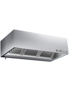 Box Wall type Extraction canopy with Filter &amp Fan &amp Lights &amp Speed control 1600x900x450mm | DA-VHS169F