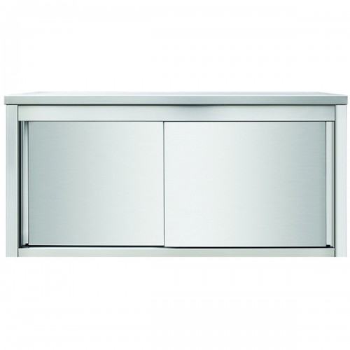 Wall cabinet Sliding doors Stainless steel Width 1200mm Depth 400mm | DA-THWSR124