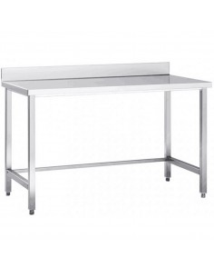 Professional Work table Stainless steel No bottom shelf Upstand 2000x700x965mm | DA-DW7200