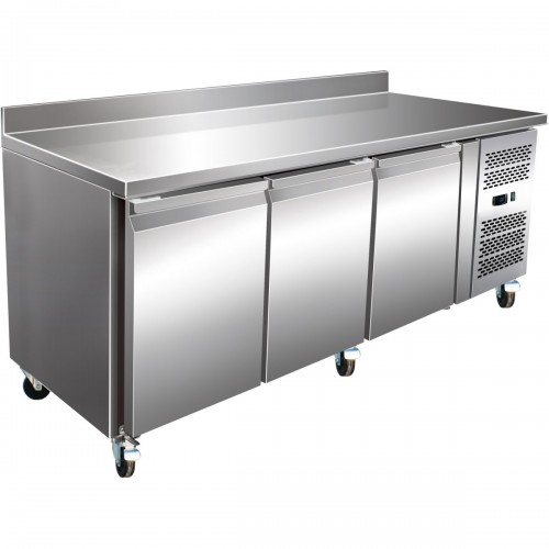 Commercial Refrigerated Counter with Upstand 3 doors Depth 700mm | DA-RG32V