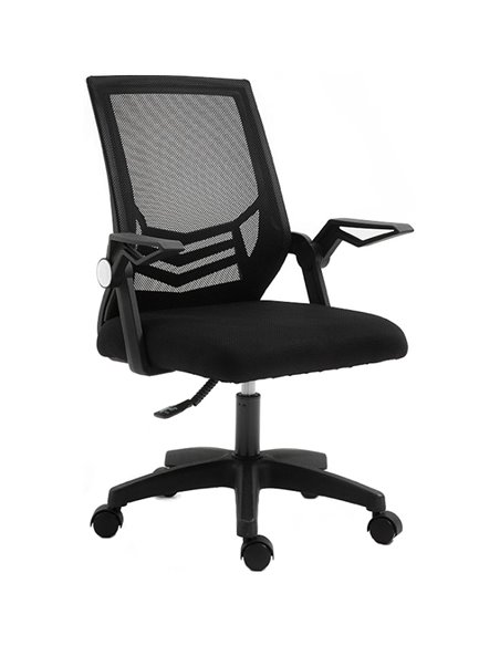 Mesh Office Desk Chair Black | Stalwart DA-OC007