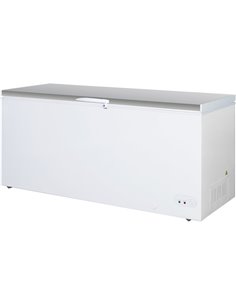 Commercial Chest freezer Stainless Steel lid 650 litres | Stalwart DA-BD650