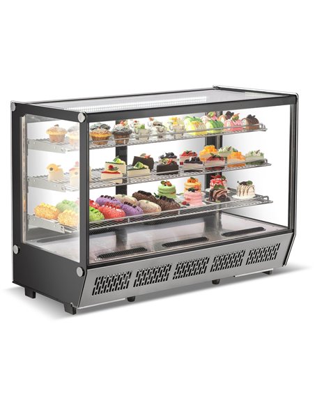 Display Merchandiser Fridge 288 litres 3 shelves Stainless Steel | Stalwart DA-CW235