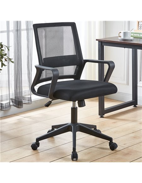 Mesh Office Chair Black | Stalwart DA-OC201