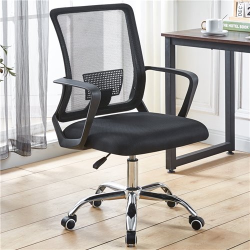Mesh Office Chair Black | Stalwart DA-OC202