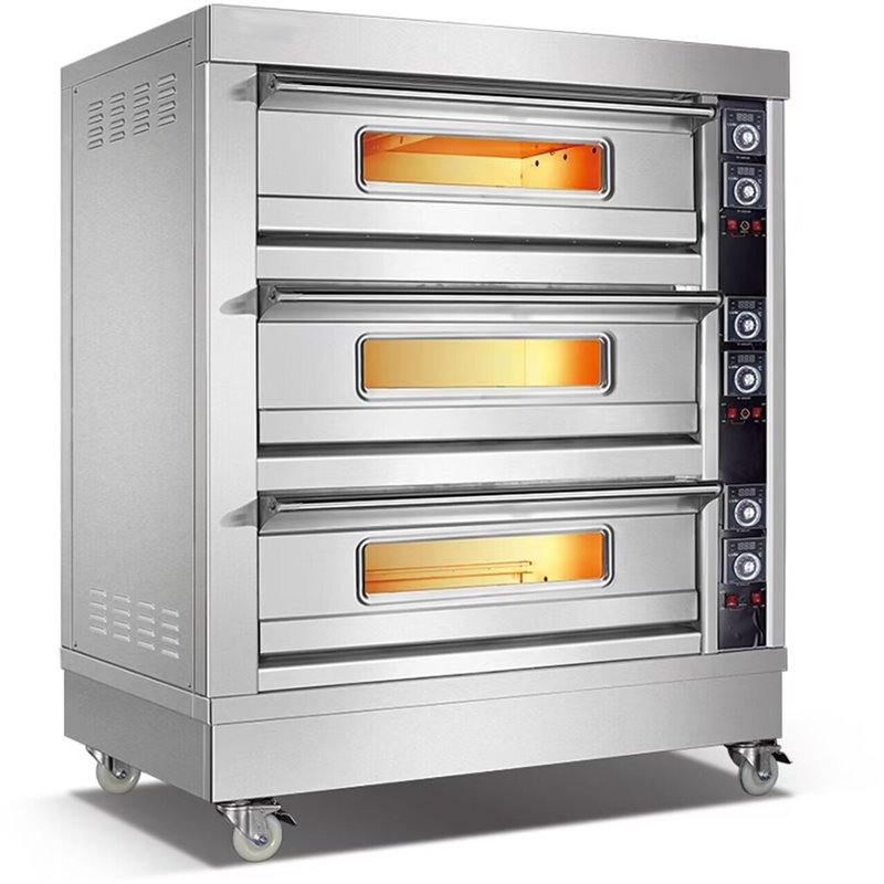 Commercial Pizza Oven Electric 1230x630mm 24kW Capacity 24 Pizzas at 12 ...