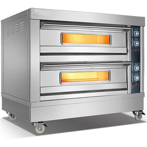 Commercial Pizza Oven Electric 650x500mm 8.8kW 8 pizzas at 10" | Stalwart DA-MAREO202D