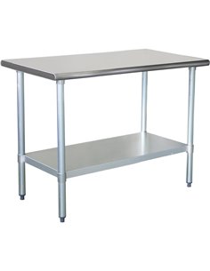 Stainless Steel Work Table Bottom Shelf 1500x600x850mm | Stalwart DA-ETW15060