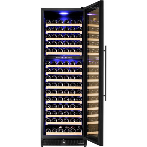 Commercial Wine Fridge Dual zone 173 bottles | DA-BKS168DZ