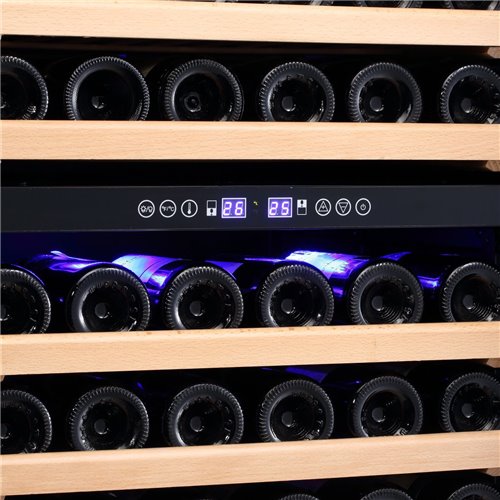 Commercial Wine Fridge Dual zone 173 bottles | DA-BKS168DZ