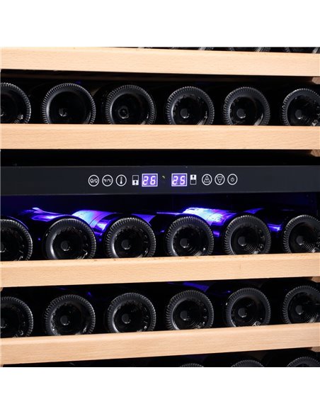 Commercial Wine Fridge Dual zone 173 bottles | DA-BKS168DZ