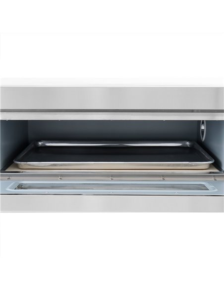 Commercial Pizza Oven Electric 650x500mm 4.4kW 4 pizzas at 10" | Stalwart DA-MAREO101D