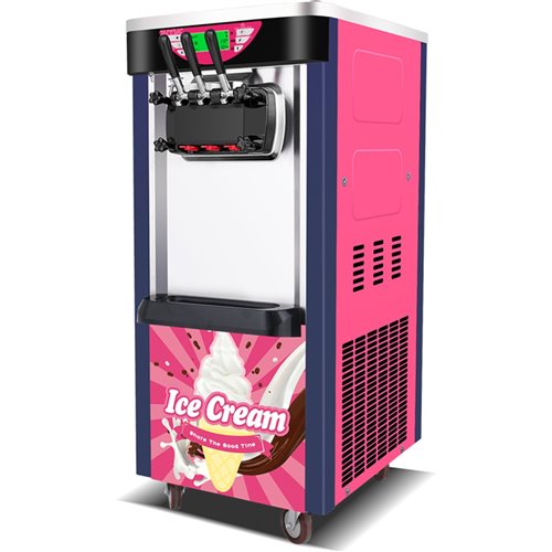 Three Flavour Soft Serve Ice Cream &amp Frozen Yoghurt Machine 18-20L/H | Stalwart DA-BJ188C
