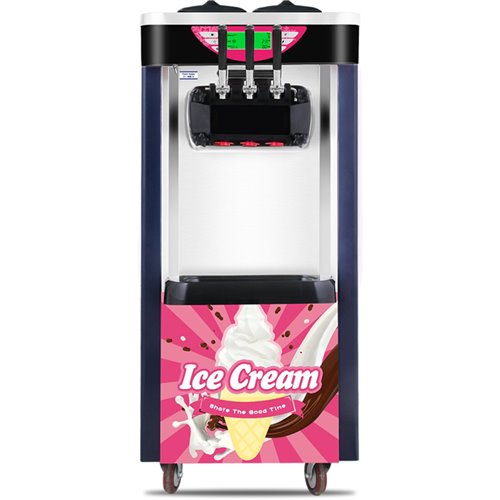 Three Flavour Soft Serve Ice Cream &amp Frozen Yoghurt Machine 18-20L/H | Stalwart DA-BJ188C