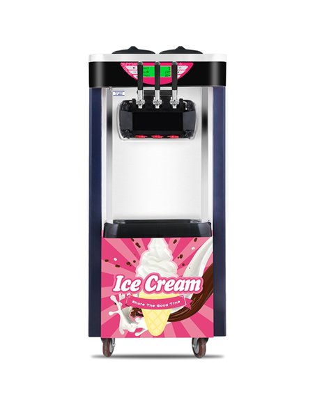 Three Flavour Soft Serve Ice Cream &amp Frozen Yoghurt Machine 30-36L/H | Stalwart DA-BJ328C