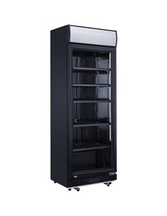Commercial Drink cooler Upright 352 litres Dynamic cooling Hinged glass door Black | Stalwart DA-LG352DFBLACK 2
