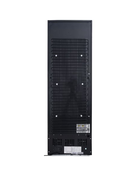 Commercial Drink cooler Upright 352 litres Dynamic cooling Hinged glass door Black | Stalwart DA-LG352DFBLACK