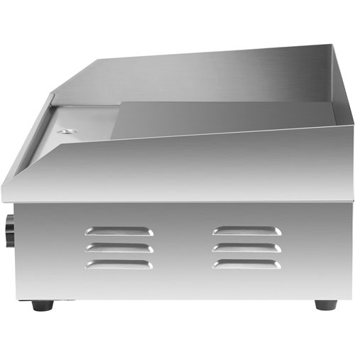 Commercial Griddle Smooth 550x430x240mm 3kW Electric | Stalwart DA-HEG818