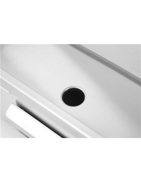 Commercial Griddle Smooth 550x430x240mm 3kW Electric | Stalwart DA-HEG818