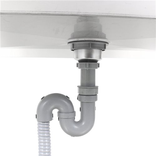 Commercial Pot Wash Sink Stainless steel 1 bowl Splashback Bottom shelf 2000x600x900mm Square legs | Stalwart DA-PSA20060U