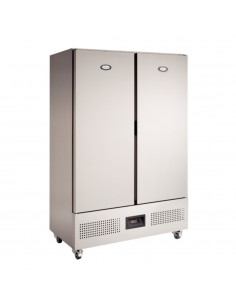 Foster Double Door Slimline Fridge Stainless Steel 800Ltr FSL 800 H