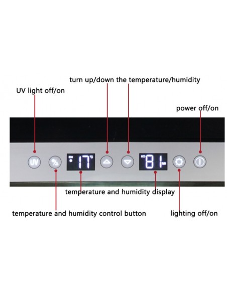 Professional Meat Dry Aging Maturing Refrigerator 75 litres | DA-SN75