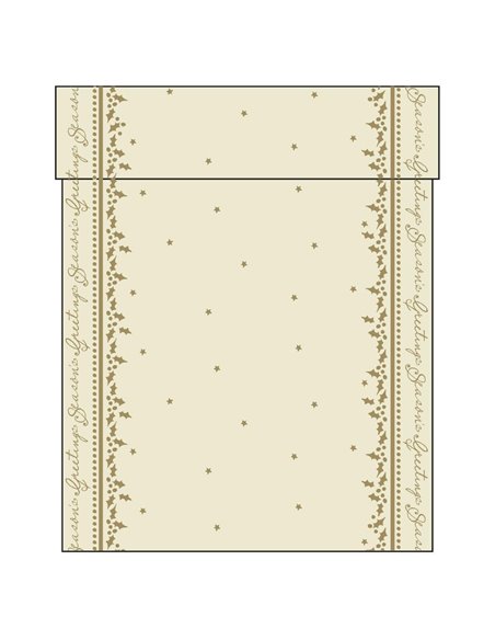 
Swansoft Winter Greetings Airlaid Table Runner 38cm x 12m (Pack 6)