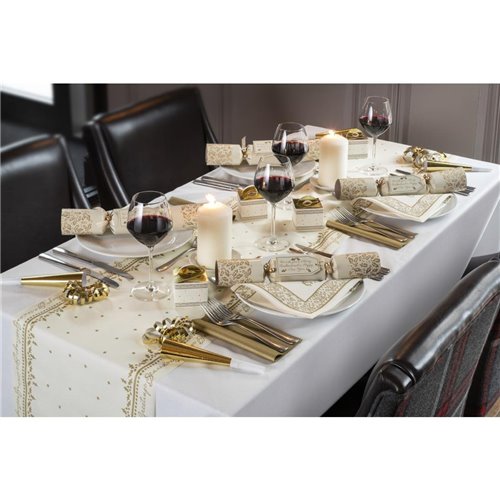 
Swansoft Winter Greetings Airlaid Table Runner 38cm x 12m (Pack 6)